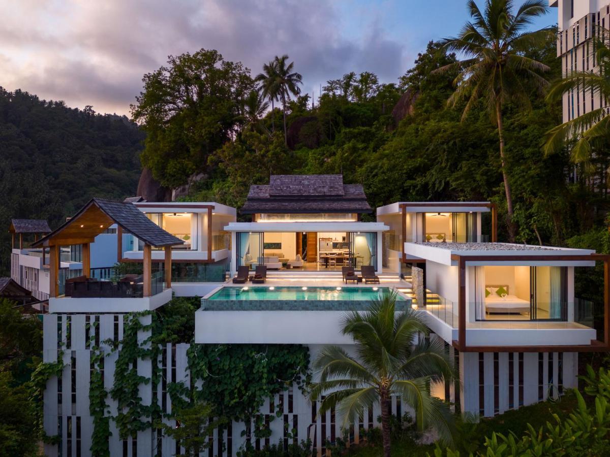 Samui Relax Airfreshing Privacy Modern Luxury Seaview Natural Rainforest Infinity Pool Villa With 3 Beds Suits With Housekeeper Самуи Экстерьер фото