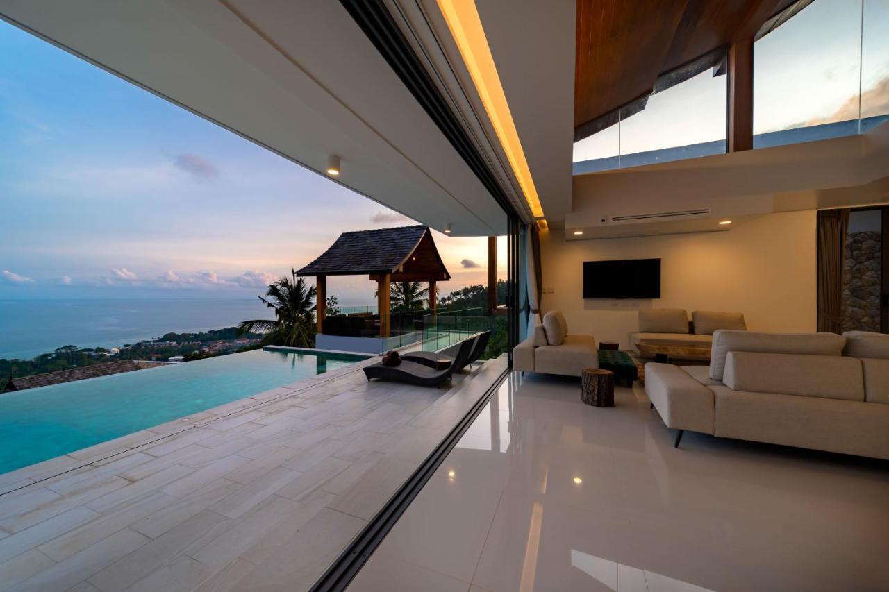 Samui Relax Airfreshing Privacy Modern Luxury Seaview Natural Rainforest Infinity Pool Villa With 3 Beds Suits With Housekeeper Самуи Экстерьер фото