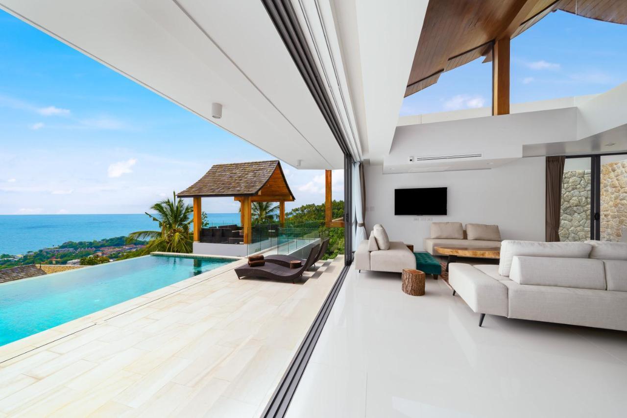 Samui Relax Airfreshing Privacy Modern Luxury Seaview Natural Rainforest Infinity Pool Villa With 3 Beds Suits With Housekeeper Самуи Экстерьер фото