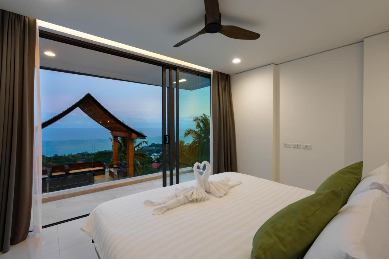 Samui Relax Airfreshing Privacy Modern Luxury Seaview Natural Rainforest Infinity Pool Villa With 3 Beds Suits With Housekeeper Самуи Экстерьер фото